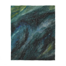 Aquarelle moderne Universe main peint Galaxie