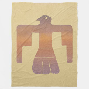 Couverture Polaire Aquarelle Thunderbird