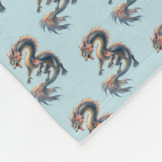 Couverture Polaire Aquatic Dragon