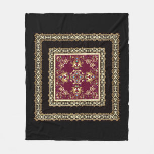 Couverture Polaire arabe abstrait décoratif est baroque ornemental