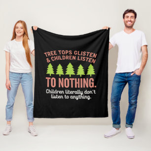 Couverture Polaire Arbre scintille et les enfants n'écoutent rien ens