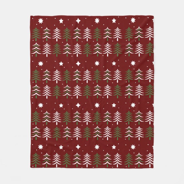 Couverture Polaire Arbres (Devant)