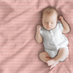 Couverture Polaire Arc-en-ciel Blanche bébé Marine Boho Rose Charme