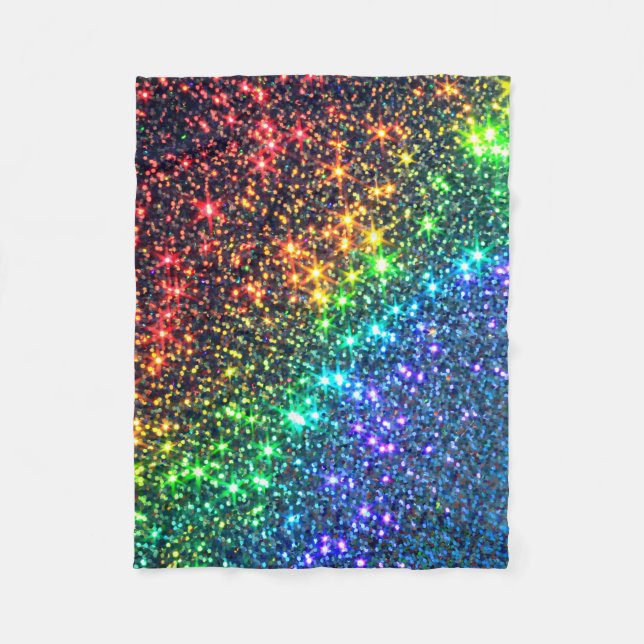 Couverture Polaire Arc-en-ciel Stars Party iPhone Wallet Case (Devant)