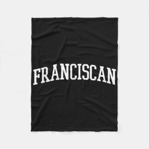 Couverture Polaire Arc franciscain Vintage Retro College Athletic Spo