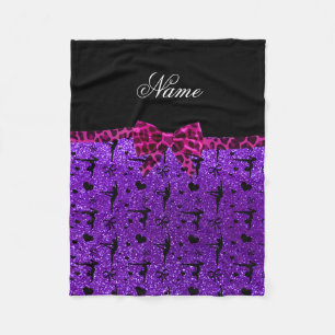 Couverture Polaire Arc pourpre nommé fait sur commande de rose de