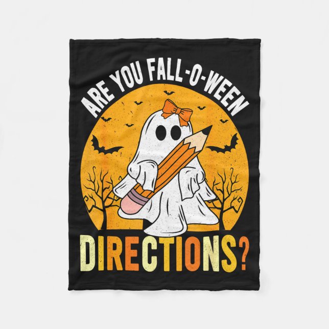 Couverture Polaire Are You Fall-o-ween Direction Funny Sarcastic Quot (Devant)