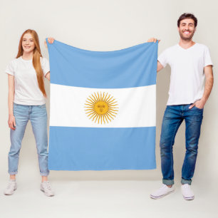 Couverture Polaire Argentina flag