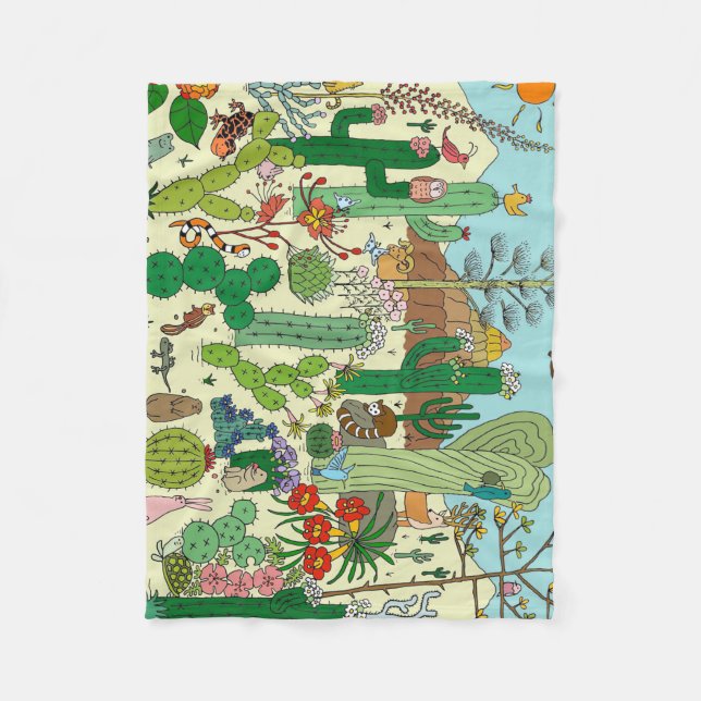 Couverture Polaire Arizona Désert (Devant)