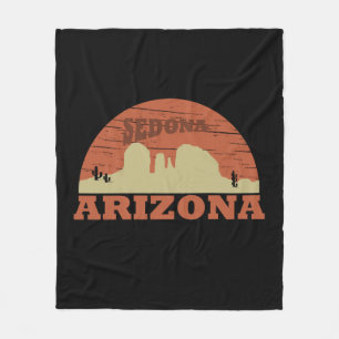 Couverture Polaire Arizona Sedona paysage az vintage