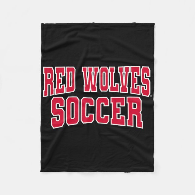 Couverture Polaire Arkansas State Red Wolves A-state Soccer Ncaa Asta (Devant)