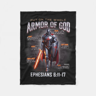 Couverture Polaire Armure Complète de Dieu Enfants Garçons Jeunes Hom