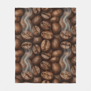Couverture Polaire Arôme de vapeur de grains de café fraîchement torr