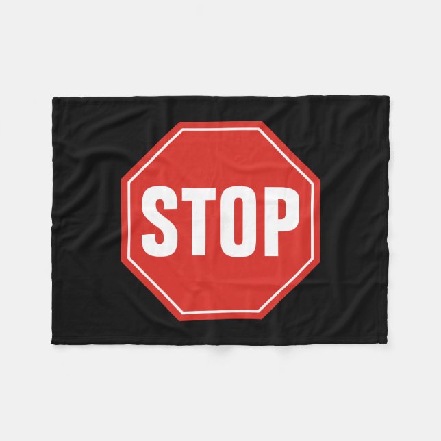COUVERTURE POLAIRE ARRÊTER LE SIGNE (Devant (Horizontal))