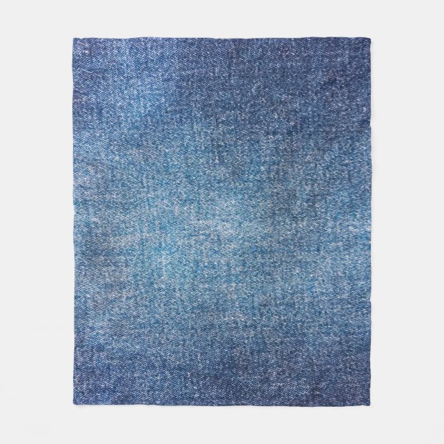 Couverture Polaire Arrière - plan bleu, jean jean texture arrière - p (Devant)