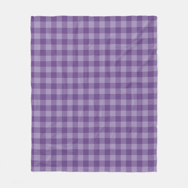 Couverture Polaire Arrière - plan checkered violet (Devant)