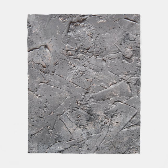 Couverture Polaire Arrière - plan de texture grunge foncé, paroi de p (Devant)