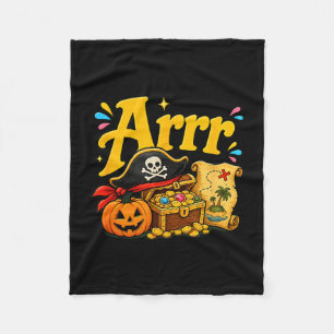 Couverture Polaire Arrr drôle de pirate halloween chapeau de pirate c