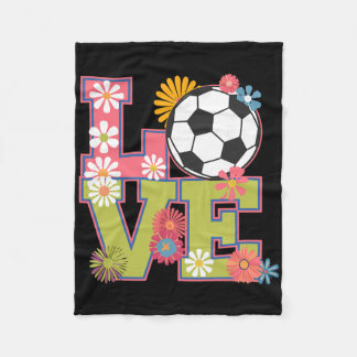 Couverture Polaire Art de football drôle pour femme Joueuse de footba
