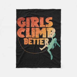 Couverture Polaire Art de grimpeur de roche cool pour femmes filles r