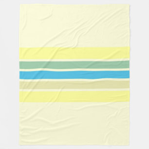 Couverture Polaire art moderne rayures