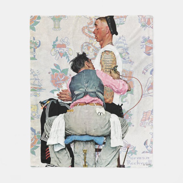 Couverture Polaire Artiste du tatouage (Devant)