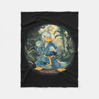Couverture Polaire Arts Martiaux Karaté Canard Forêt Mma Canard Taekw