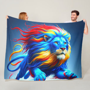 Couverture Polaire Artsy Lion