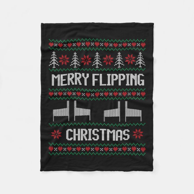 Couverture Polaire Assistant Pinball Machine de Noël (Devant)