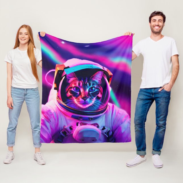 Couverture Polaire astronaute (En situation)