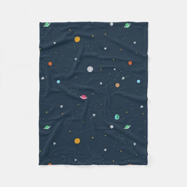 Couverture Polaire Astronaute de l'espace beau cool (Devant)