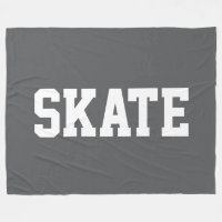 Athletic Bold Sporty Texte SKATE Blanc Sur Fond No