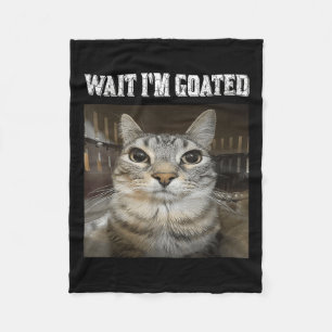 Couverture Polaire Attends, Je Suis Chat Humour Mème