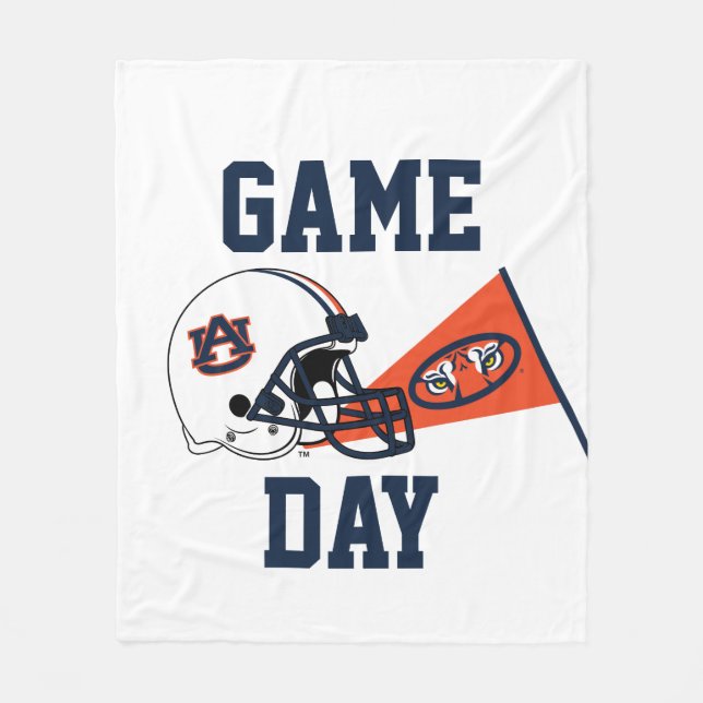 Couverture Polaire Auburn University Jeu Day (Devant)