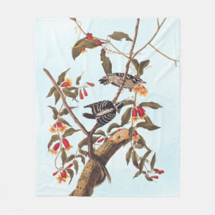 Couverture Polaire Audubon Downy Pic Couple aux fleurs