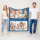 Aunt We Love You Photo Personalized Blue