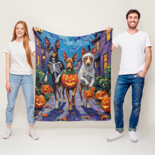 Couverture Polaire Australian Kelpie Trick-or-Treating Halloween