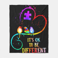 Autism Awareness It's OK To Be Different Love Puzz
