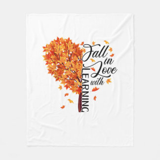 Couverture Polaire Automne Enseignant Tombe Amoureux Avec Apprentissa