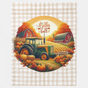 Couverture Polaire Automne rustique/vintage sur la ferme