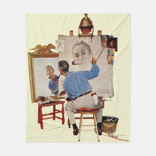 Couverture Polaire Autoportrait triple (Devant)