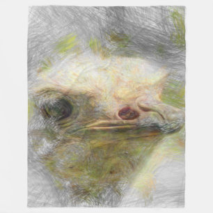 Couverture Polaire autruche