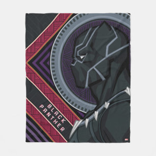 Couverture Polaire Avengers   Black Panther Art tribal Wakandais
