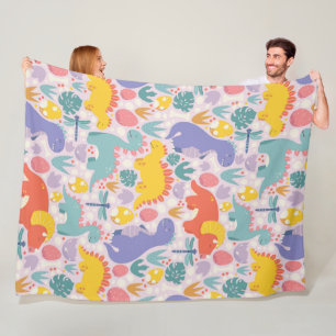 Couverture Polaire Aventure Dinosaure