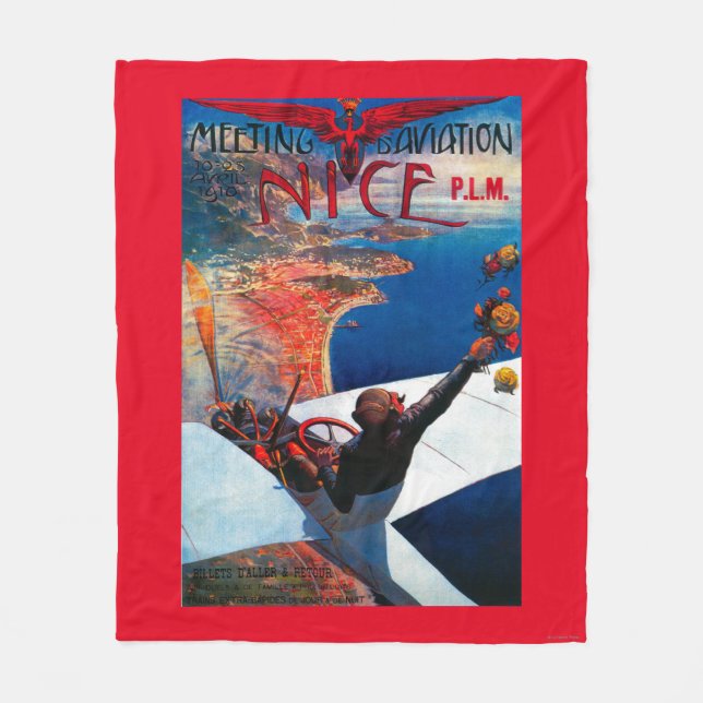 Couverture Polaire Aviation de D de réunion à Nice, affiche de la (Devant)