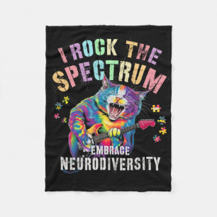 Couverture Polaire Awesome Je Rock Le Spectre Autisme Mère Motivation
