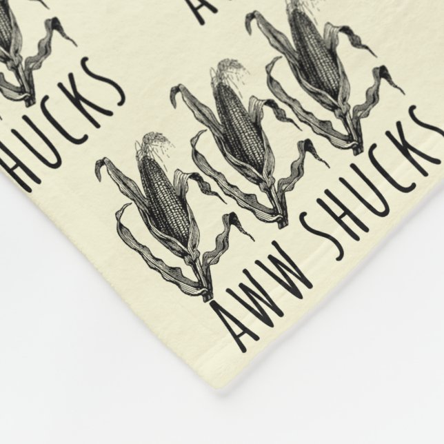 Couverture Polaire Aww Shucks Corn Husk Funny Farm (Coin)