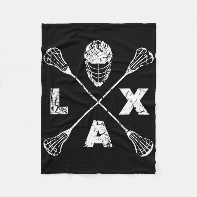 Couverture Polaire Axe croisé Lacrosse (Devant)