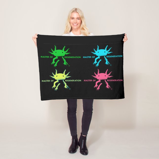 Couverture Polaire axolotl (En situation)