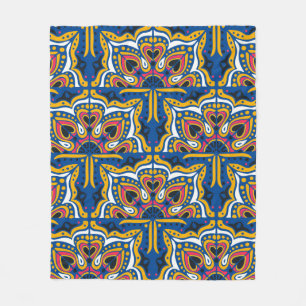 Couverture Polaire Azulejos portugal sans coulisse motif